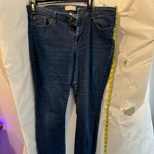 Banana Republic Skinny Fit Jeans Womens 32x14 Blue Stretch Denim